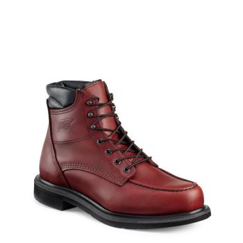 Red Wing SuperSole® 6-inch Soft Toe Werkschoenen Heren Bordeaux - 202